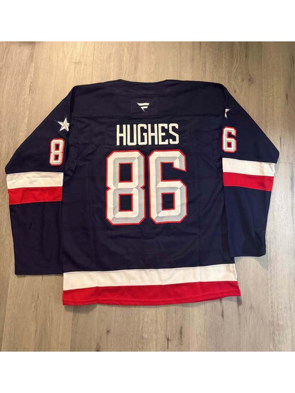 Jack Hughes Team USA 4 Nations Faceoff Hockey Jersey size 54 XL NWT
